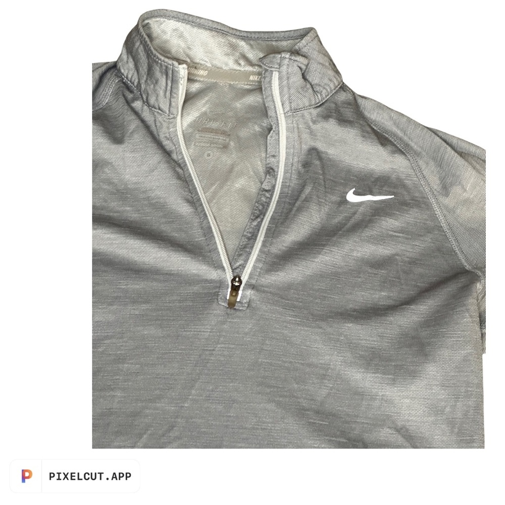 Women’s Nike Running Shirt | Long Sleeved | Small | pull Over Shirt With Zipper
